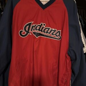 Cleveland Indians Pullover Jacket - Large